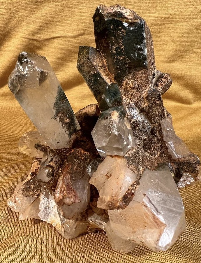 Garden Quartz / Lodolite Cluster – Buried Treasures And Crystals LLC